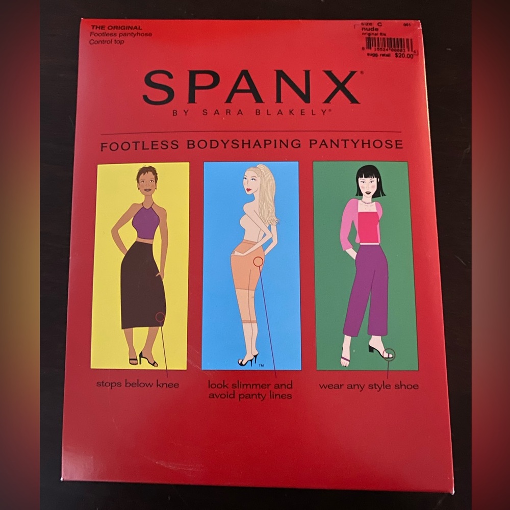5 Pairs Of Spanx By Sara Blakely Footless Bodyshaping Pantyhose